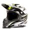 Шлем мото кроссовый HIZER B6197 №5 (L) black/yellow/white