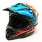 Шлем мото кроссовый HIZER J6803 №3 (XL) BLACK/BLUE