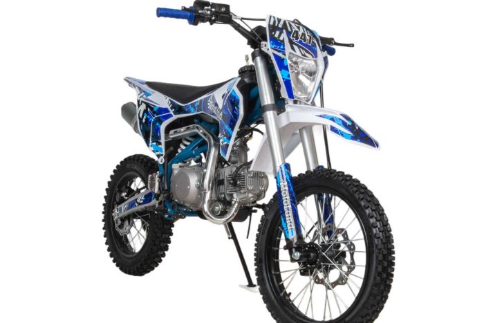 Питбайк Motoland TCX125 E 17/14 синий