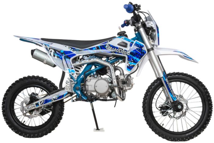 Питбайк Motoland TCX125 E 17/14 синий
