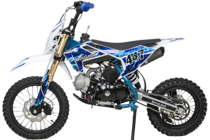 Питбайк Motoland TCX125 E 14/12 синий