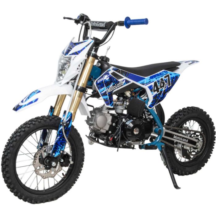 Питбайк Motoland TCX125 E 14/12 синий