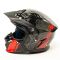Шлем мото мотард GTX 690 №3 (S) BLACK/GREY RED