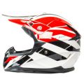 Шлем мото кроссовый HIZER 915 №9 (XL) white/red/black Шлем мото кроссовый HIZER 915 №9 (XL) white/red/black