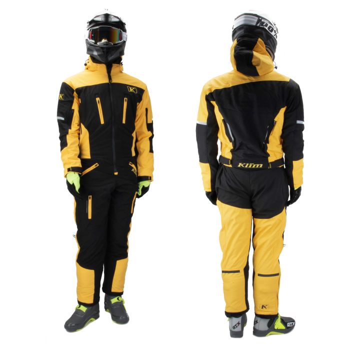 Комбинезон для снегохода KLIM №3 yellow (текстиль) (XL)