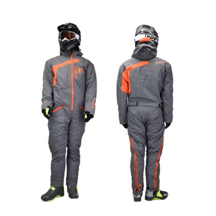 Комбинезон для снегохода KLIM RIPSA ONE-PIECE №2 gray-orange (текстиль) (L)