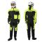 Комбинезон для снегохода HIZER №1 black-yellow (текстиль) (M)