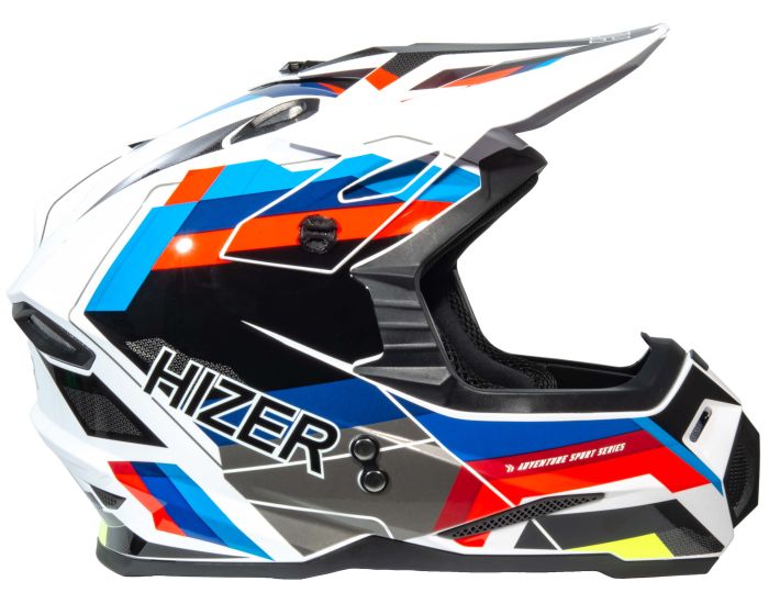 Шлем мото кроссовый HIZER J6801 №8 (M) ADVENTURE