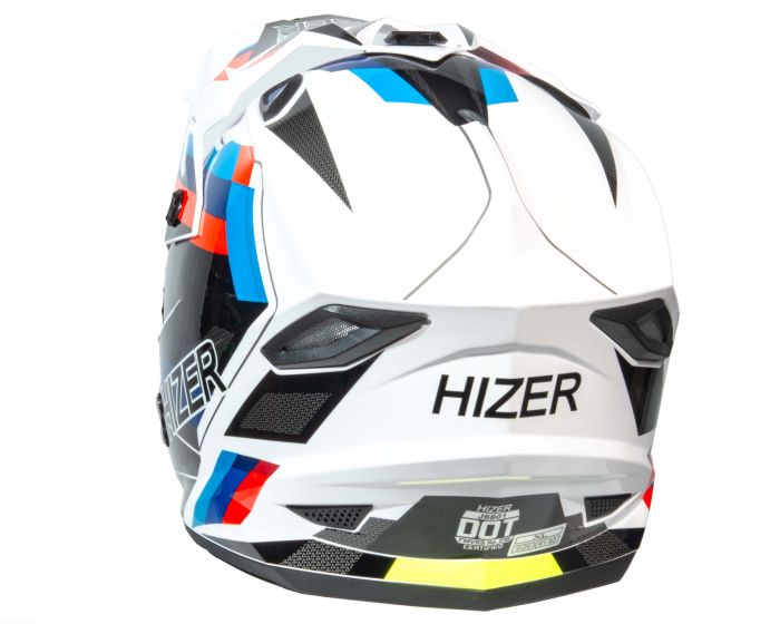 Шлем мото кроссовый HIZER J6801 №8 (M) ADVENTURE