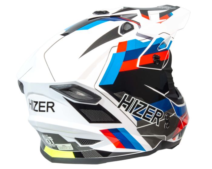Шлем мото кроссовый HIZER J6801 №8 (XXL) ADVENTURE
