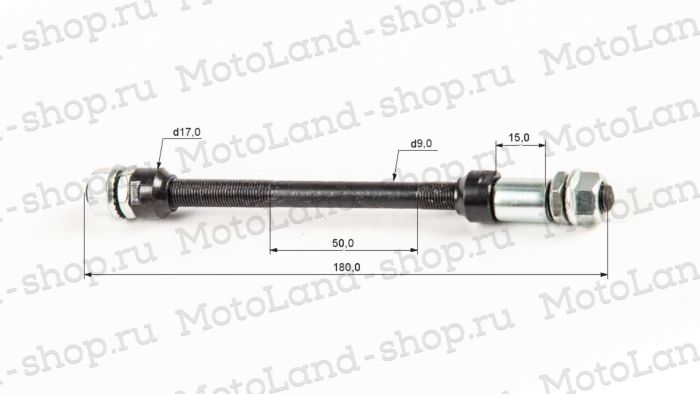 Ось втулки заднего колеса (горный) GW-04002-163