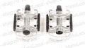 Педали GW-15004-5 (85*60*20) СЕРЕБРИСТЫЕ Педали GW-15004-5 (85*60*20) СЕРЕБРИСТЫЕ