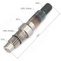 Вал редуктора вторичный (короткий) 139QMB 50/80см3 Вал редуктора вторичный (короткий) 139QMB 50/80см3