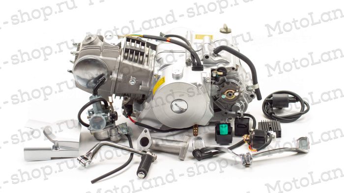 Двигатель 125см3 152FMI (52.4x55.5) механика, 4ск, нижний стартер