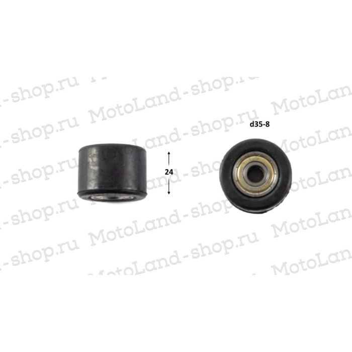 Ролик успокоителя цепи приводной TTR110,TTR125,TTR250a (в сборе)