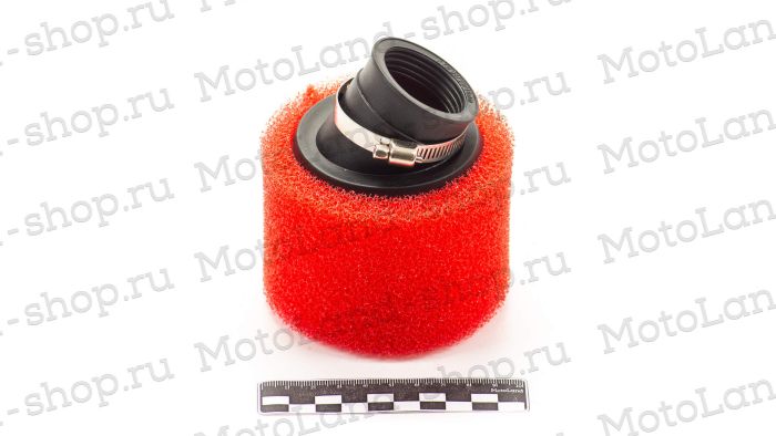 Фильтр возд. нулевик №2 (d=38mm) поролон красный