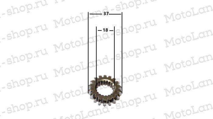 Шестерня коленвала (на маслонасос) 170MM-2 (CB250) water, 4V, ZS