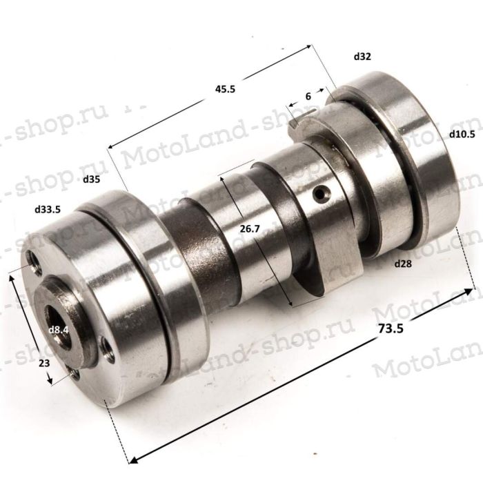 Распредвал 154FMI/154FMI-3 (C125)(54*54) 125см3 ZS