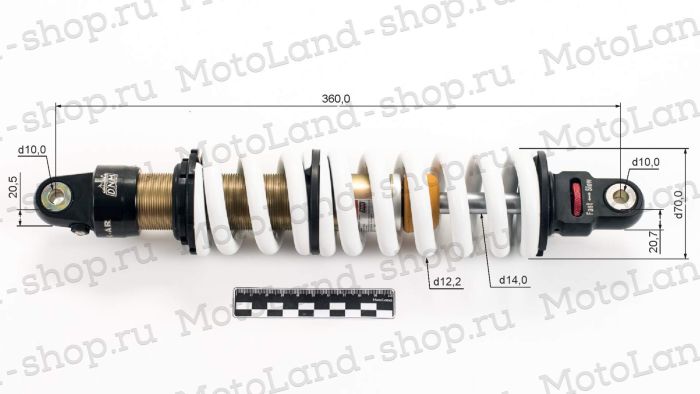 Амортизатор L=360 центральный DNM MK-AR