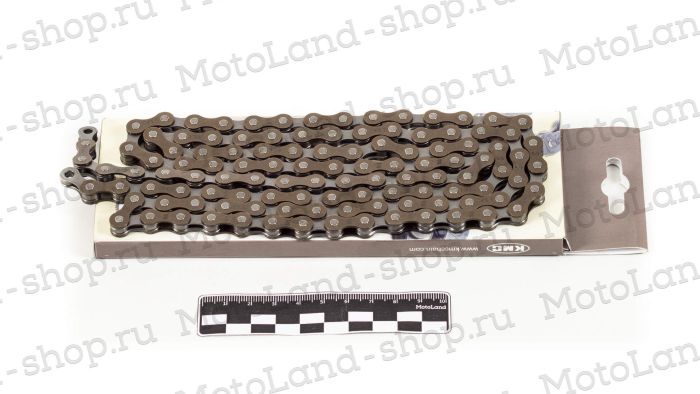 Цепь вело KMC 6,7 ск., 1/2"X3/32"Х116, коричневая/серая (Z33)