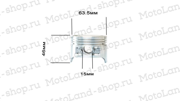 Поршень в сборе d=63.5mm 164FML (NT200)