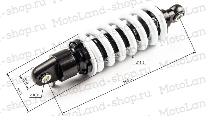Амортизатор L=260 центральный
