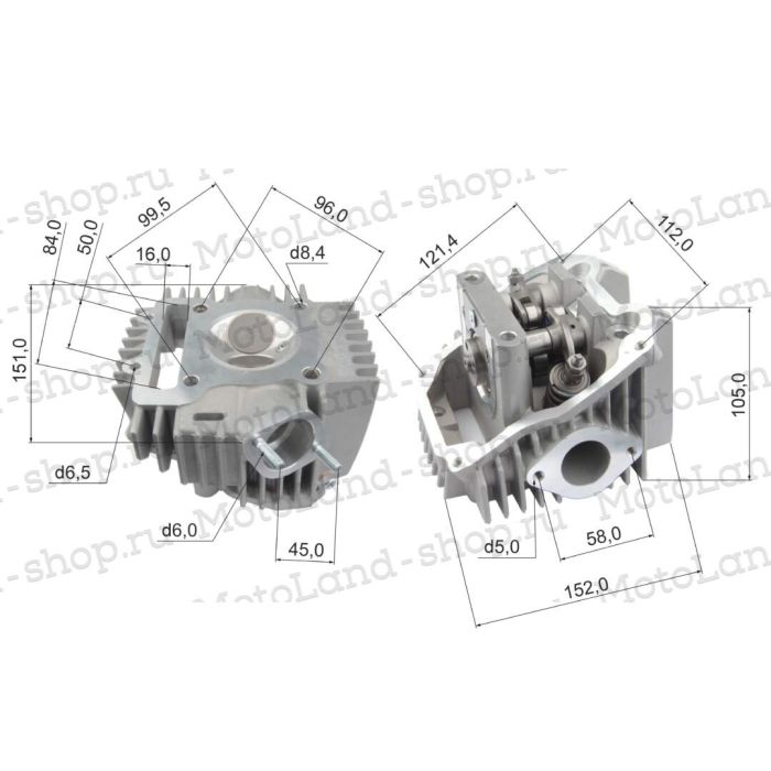 ГБЦ в сборе W190 190см3 ZS