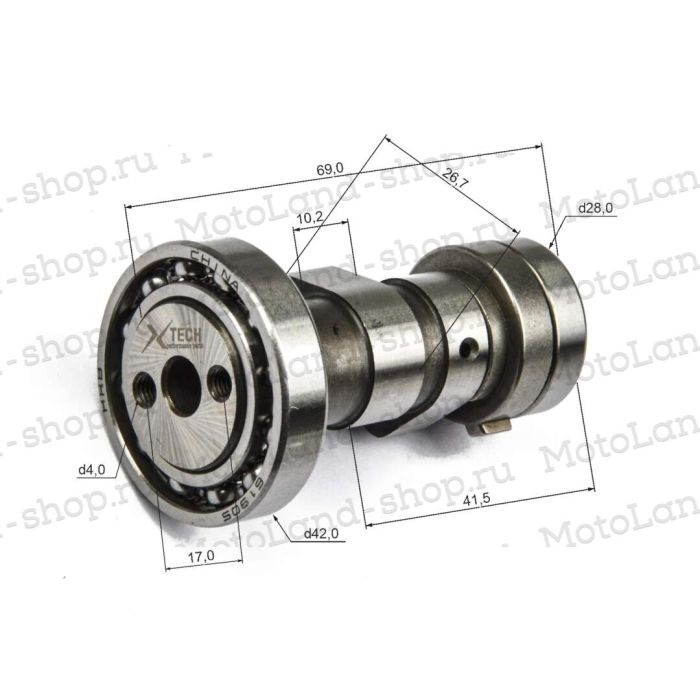 Распредвал 156FMJ/160FMK YX140/150 140см3 X-TECH