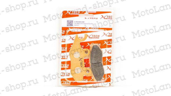 Колодки тормозные дисковые №2 X-TECH (semi-metallic) полуметаллические