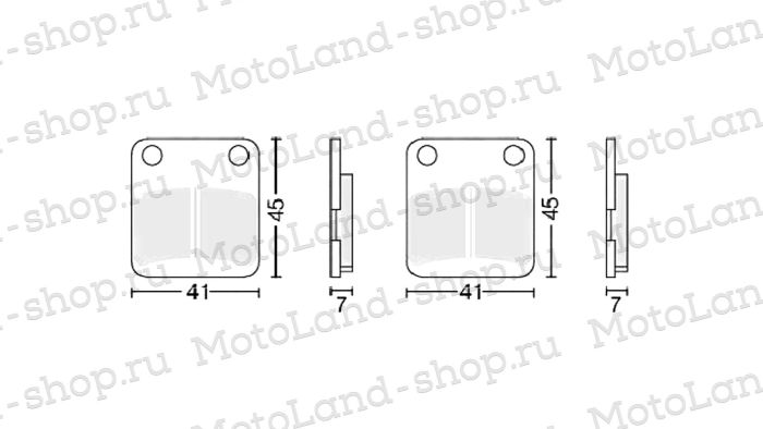 Колодки тормозные дисковые №3 X-TECH (semi-metallic) полуметаллические