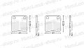 Колодки тормозные дисковые №9 X-TECH (semi-metallic) полуметаллические Колодки тормозные дисковые №9 X-TECH (semi-metallic) полуметаллические