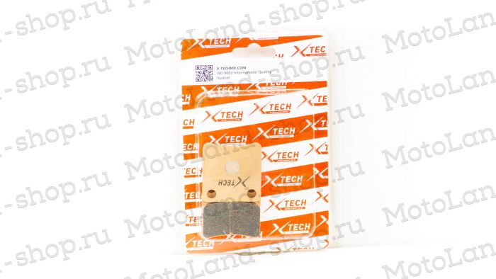 Колодки тормозные дисковые №9 X-TECH (less-metallic) медь