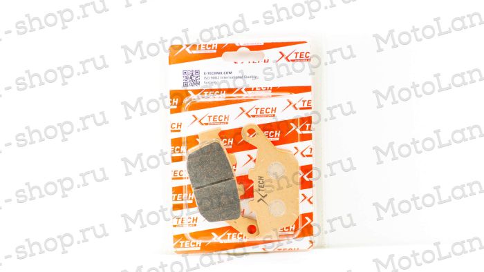 Колодки тормозные дисковые №13 X-TECH (less-metallic) медь