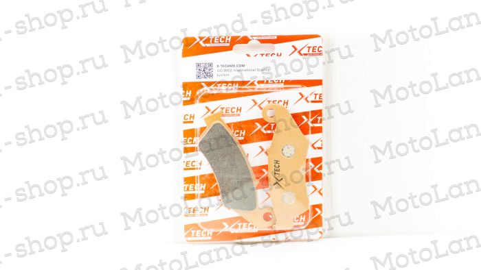 Колодки тормозные дисковые №16 X-TECH (less-metallic) медь