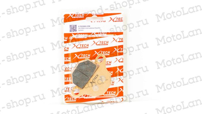 Колодки тормозные дисковые №18 X-TECH (less-metallic) медь