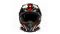 Шлем мото кроссовый HIZER B6197 №3 (M) black/red/white