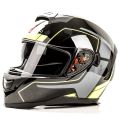 Шлем мото интеграл HIZER J5318 №1 (M) black/yellow (2 визора) Шлем мото интеграл HIZER J5318 №1 (M) black/yellow (2 визора)