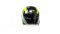 Шлем мото открытый HIZER J222 №2 (XL) black/yellow (2 визора)