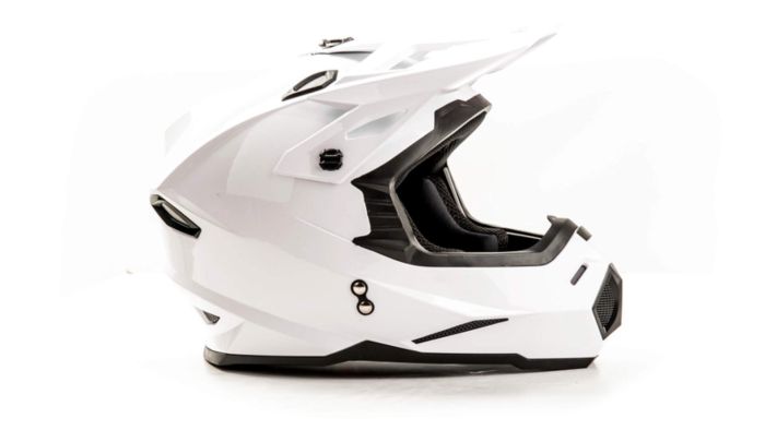 Шлем мото кроссовый HIZER J6801 №2 (M) white