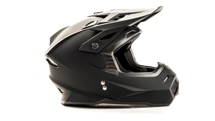 Шлем мото кроссовый HIZER J6801 №3 (XL) matt black