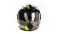 Шлем мото мотард HIZER J6802 №1 (M) gray/lemon (2 визора)