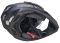 Шлем мото мотард HIZER J6802 №3 (XL) matt black (2 визора)
