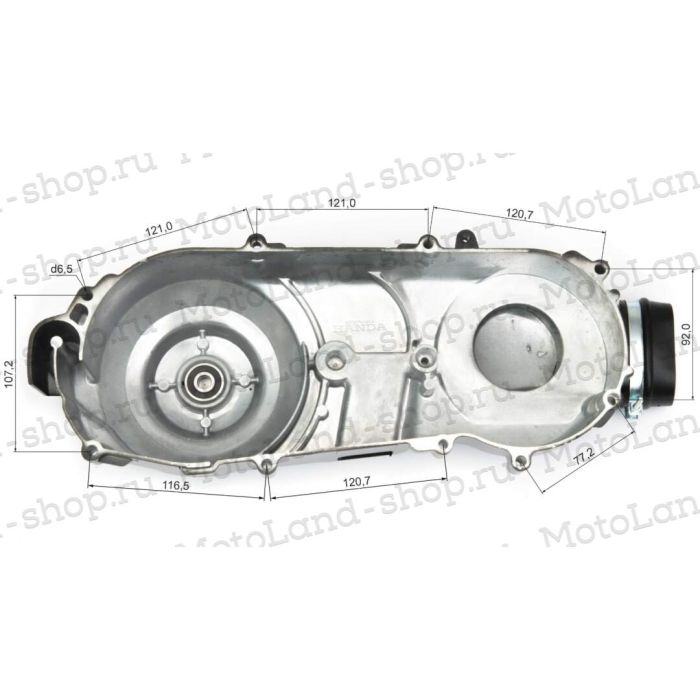 Крышка вариатора 161QMK-B2 200см3 с реверсом