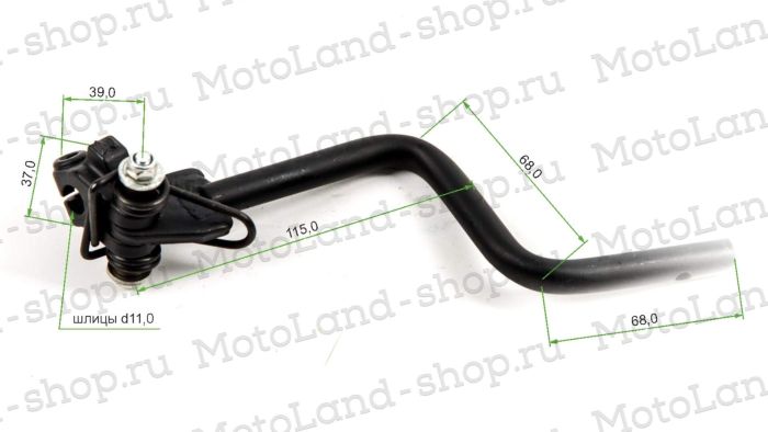 Рычаг п.п. в сборе 161QMK-B2 200см3 с реверсом