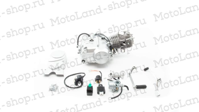 Двигатель 125см3 152FMI (52.4x55.5) механика, 4ск, без стартера