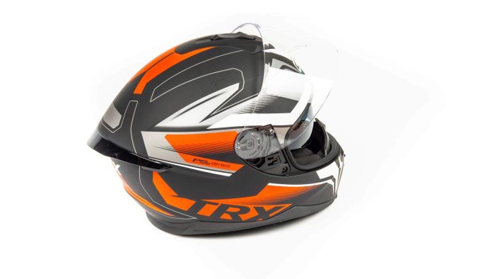 Шлем мото интеграл GTX 5672 №1 (XL) BLACK/RED GREY (2 визора)
