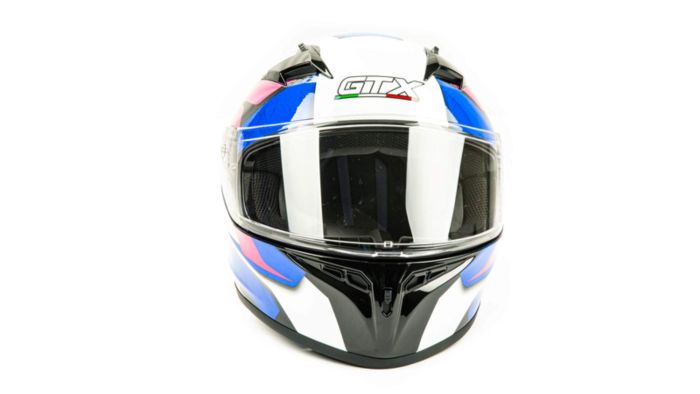 Шлем мото интеграл GTX 578 №3 (L) BLACK/PINK BLUE WHITE