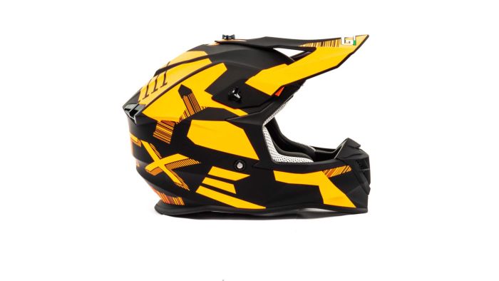 Шлем мото кроссовый GTX 633 №5 (L) BLACK/FLUO ORANGE
