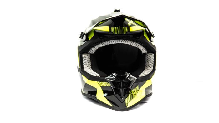 Шлем мото кроссовый GTX 633 №6 (S) BLACK/FLUO YELLOW