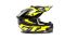 Шлем мото кроссовый GTX 633 №8 (XL) BLACK/FLUO YELLOW GREY